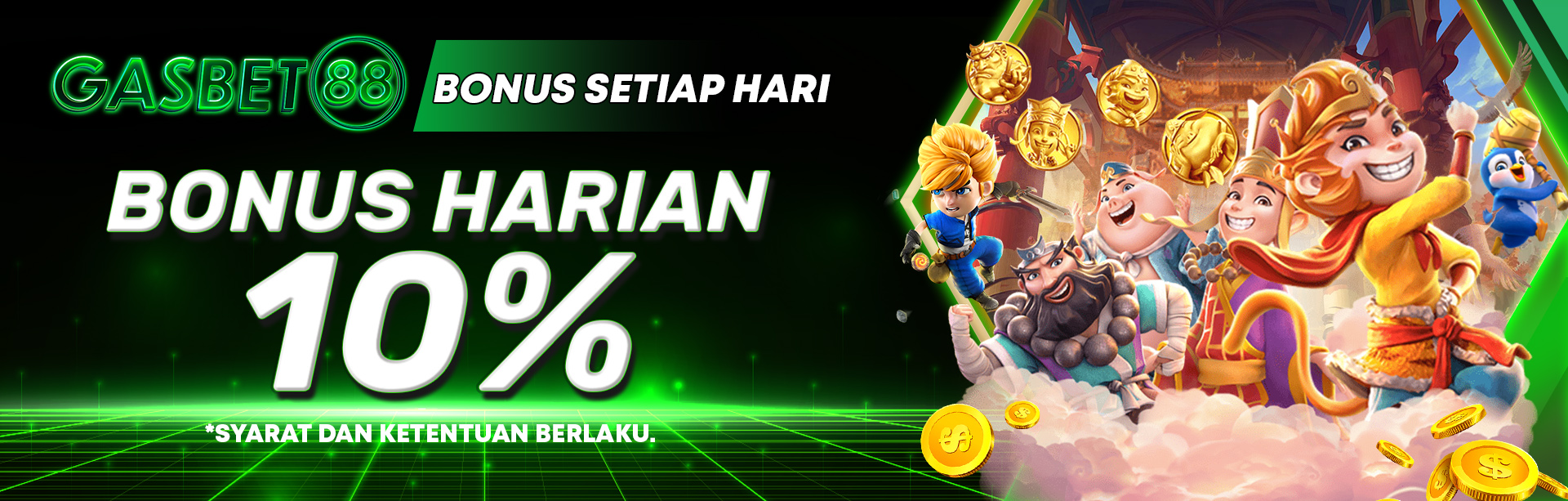 BONUS DEPOSIT HARIAN 10%